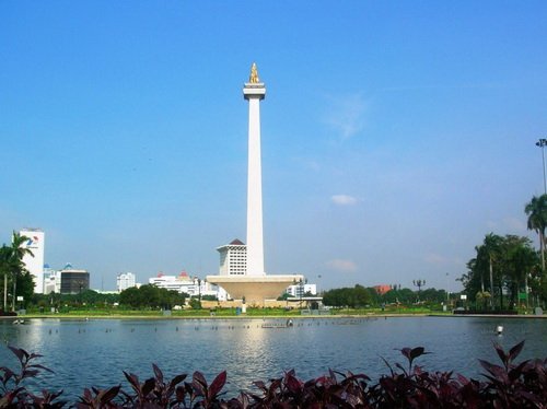 Đài tưởng niệm Monas tại thủ đô Jakarta, Indonesia